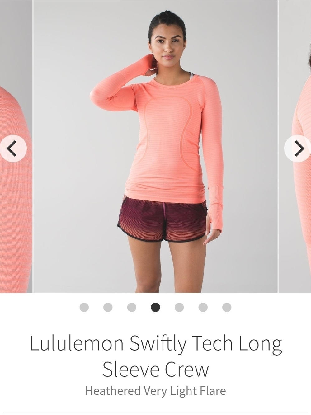 lululemon athletica Long Sleeve Crew Size 8